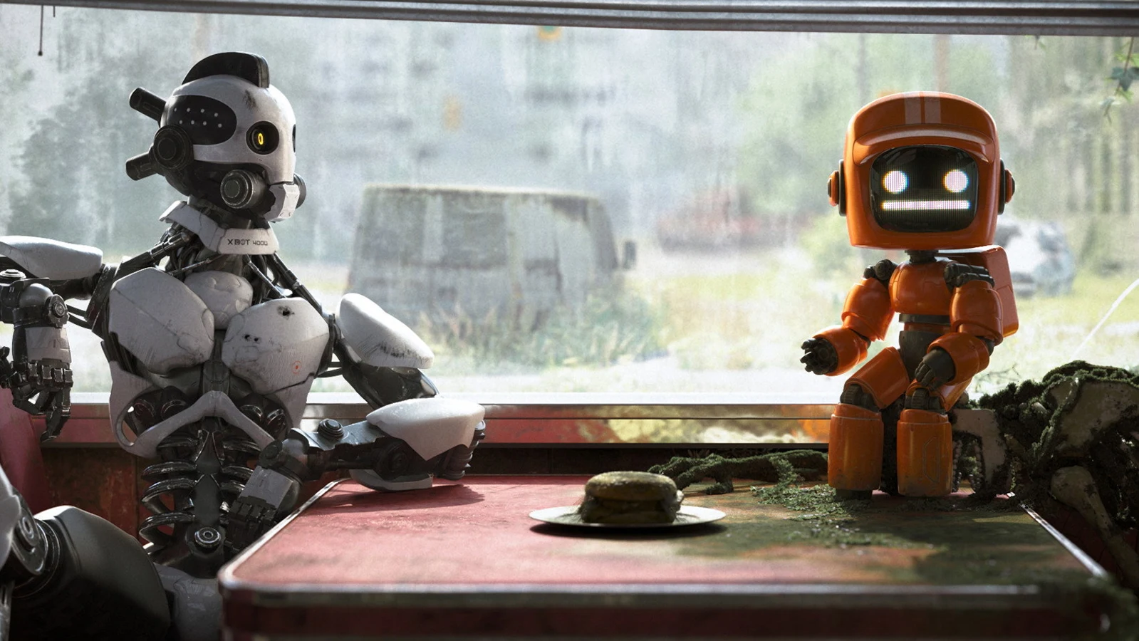 Still from Love, Death & Robots: Three Robots